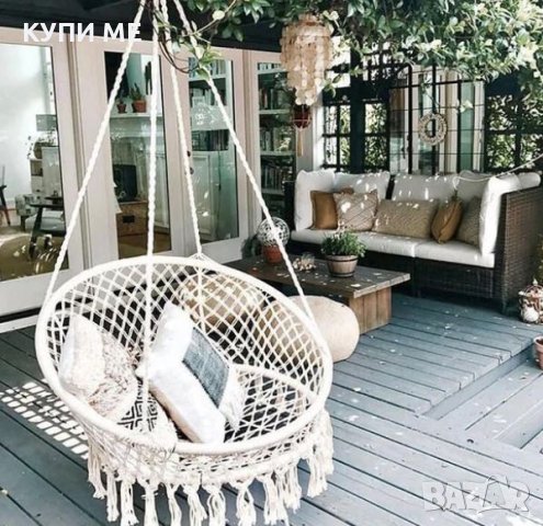 Висяща въжена люлка хамак, снимка 4 - Други - 37053361