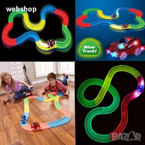 Magic Tracks Детска светеща писта 220 части, снимка 4 - Други - 38589382