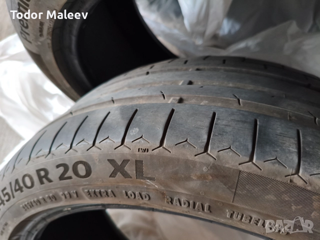 Комплект летни гуми Continental Sport Contact 6 245/40/20 с дот 2022, снимка 10 - Гуми и джанти - 52432668