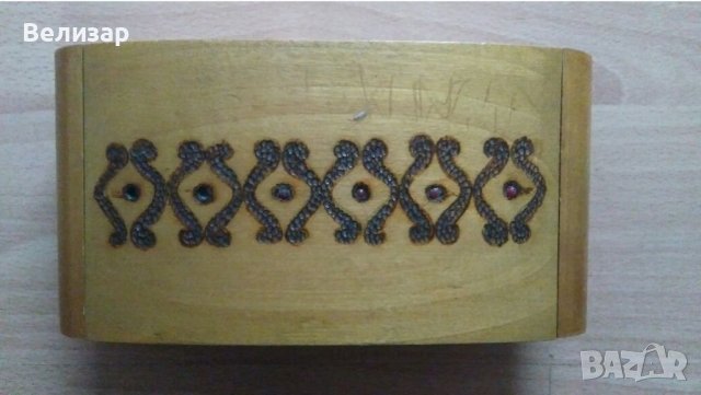 Ретро дървени кутии за бижута и табакера, снимка 6 - Други - 38848269