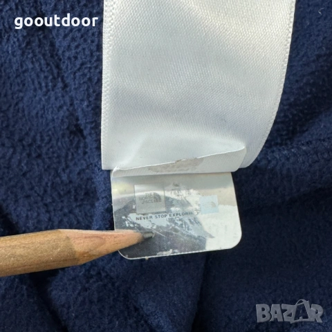 The North Face 100 Glacier 1/4 zip cropped fleece (L), снимка 5 - Суичъри - 53159299