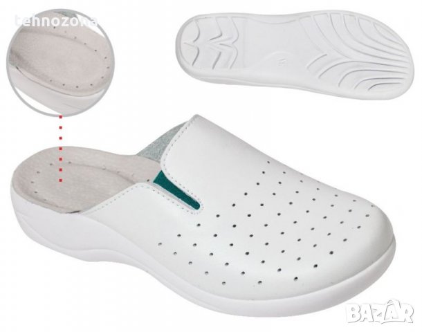 Сабо санитарно с ластичен регулатор B-Well Бяло, снимка 2 - Чехли - 35509875