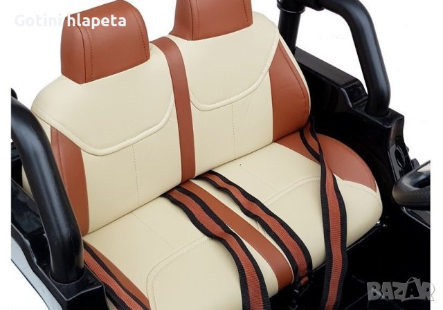 Акумулаторен Двуместен джип JEEP 4X4 12v14Ah батерия,MP4 плейър, снимка 7 - Детски велосипеди, триколки и коли - 43685769