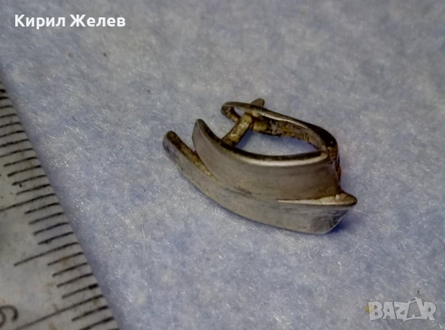 СТИЛНА СРЕБЪРНА ОБЕЦА СРЕБРО 925 с АНГЛИЙСКО ЗАКОПЧАВАНЕ 50191, снимка 6 - Обеци - 50535853