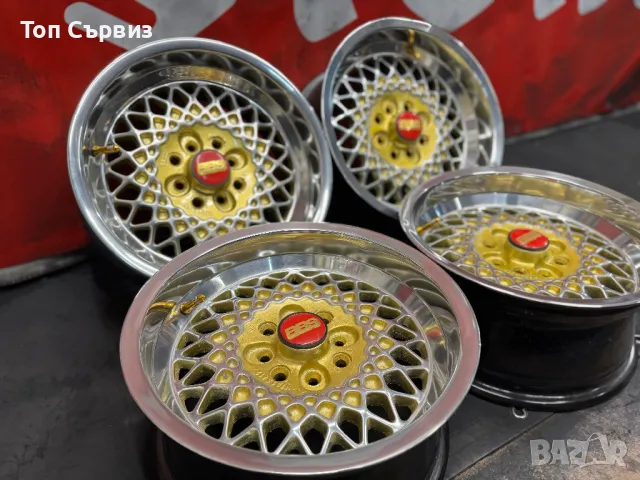 Магнезиеви джанти, Rial Mesh, 4x100/4х108, 15 цола, 4 броя, снимка 3 - Гуми и джанти - 50434904