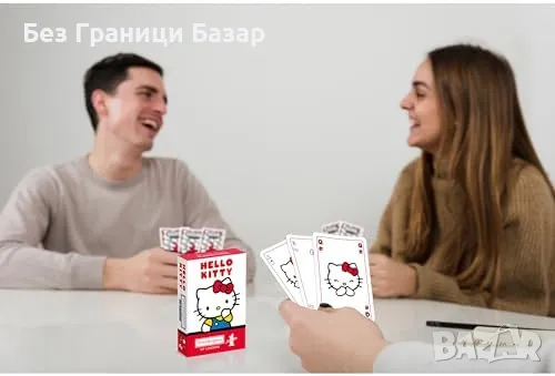 Нови Карти за игра Waddingtons Hello Kitty – забавление навсякъде, снимка 4 - Образователни игри - 49089568