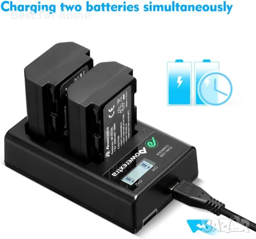 Батерии и зарядно за Sony NP-FZ100 от Powerextra, снимка 5 - Батерии, зарядни - 48447759