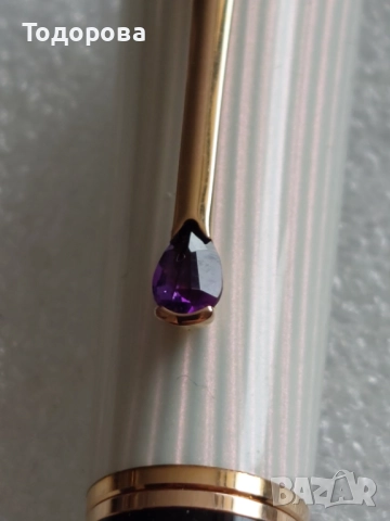 Оригинален,Автентичен,Лимитиран химикал(MONTBLANC) Ingrid Bergman.позлата,гилеше емайл, снимка 12 - Други - 52496363