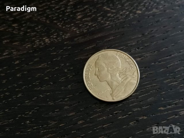 Монета - Франция - 10 сентима | 1989г., снимка 2 - Нумизматика и бонистика - 28385189