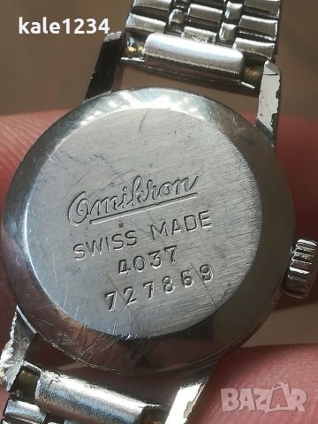 Дамски часовник Omikron. Swiss made. Швейцарски часовник. Ретро. Механичен. Vintage watch. , снимка 6 - Луксозни - 35500200