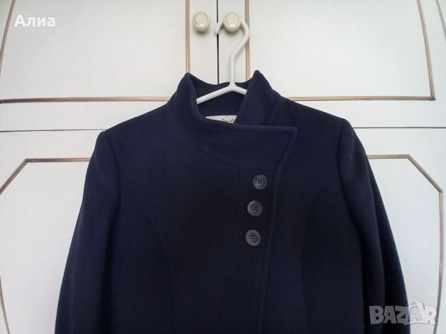 Палто дълго, тъмно синьо, Max Danieli, снимка 7 - Палта, манта - 32734820