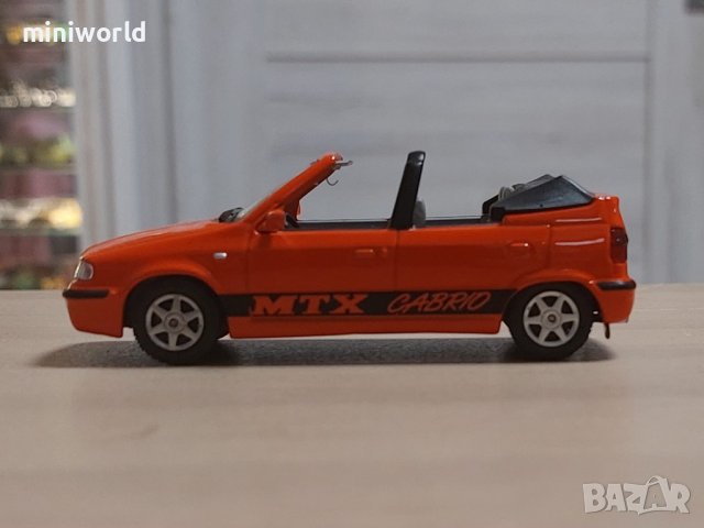 Skoda Felicia MTX Cabrio 1997 - мащаб 1:43 на DeAgostini моделът е нов в блистер, снимка 2 - Колекции - 42986164