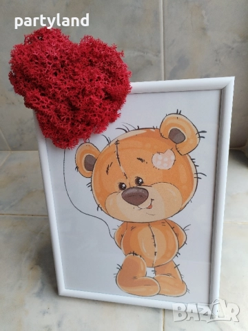 Картини със скандинавски мъх оригинален подарък , снимка 2 - Картини - 51985934