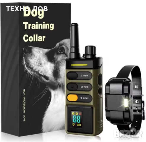 Електронен нашийник за куче професионален от висок клас с голям обхват ДО 2000 метра, снимка 8 - За кучета - 51374144