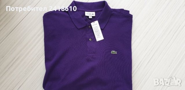 Lacoste Classic Fit Pique Cotton Regular Fit Mens Size 11  НОВО! ОРИГИНАЛ! Мъжка Тениска!, снимка 13 - Тениски - 39873036