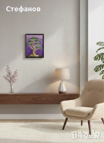 "Хармония", смесена техника, 3D ефект, снимка 2 - Декорация за дома - 53181133