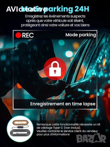 Видеорегистратор 4K +задна камера 2.5K+GPS антена +128 GB SD CARD, снимка 8 - Аксесоари и консумативи - 52937407