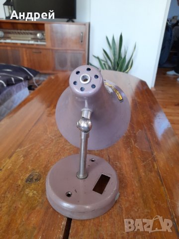 Стара настолна лампа #19, снимка 2 - Антикварни и старинни предмети - 43605800