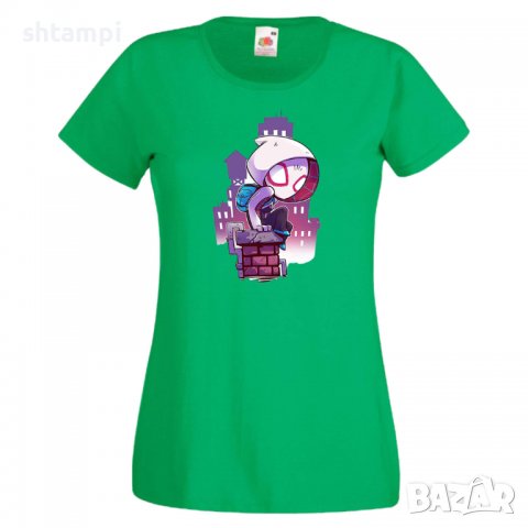 Дамска тениска Marvel Spider Gwen  Игра,Изненада,Подарък,Геймър,, снимка 7 - Тениски - 36785347