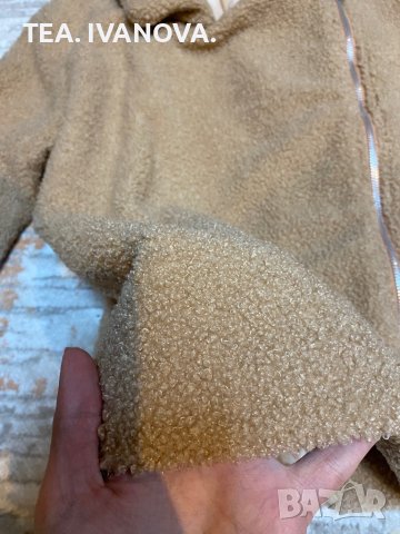 Вълнено кафяво яке Teddy bear, снимка 2 - Якета - 38901618