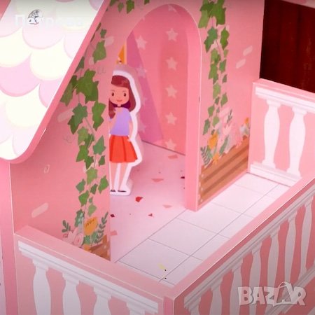 Къща за кукли/дървена къща за кукли , снимка 8 - Кукли - 43545682