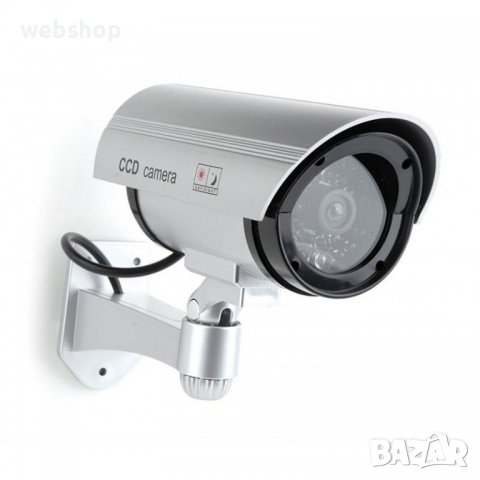 Фалшива камера за видеонаблюдение IR, светодиод с батерии, снимка 5 - Други - 39440258