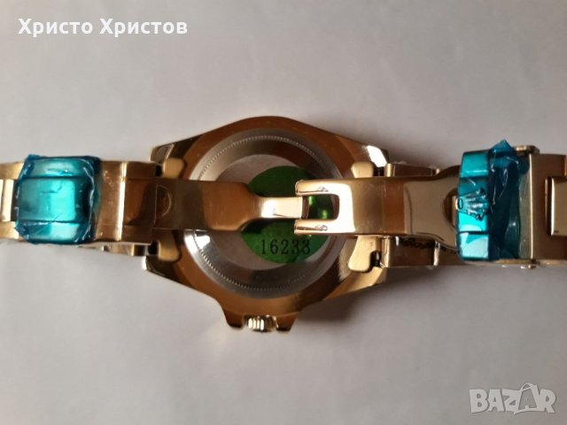Мъжки луксозен часовник Rolex Oyster  Perpetual Submariner  Gold and blue , снимка 6 - Мъжки - 32283556