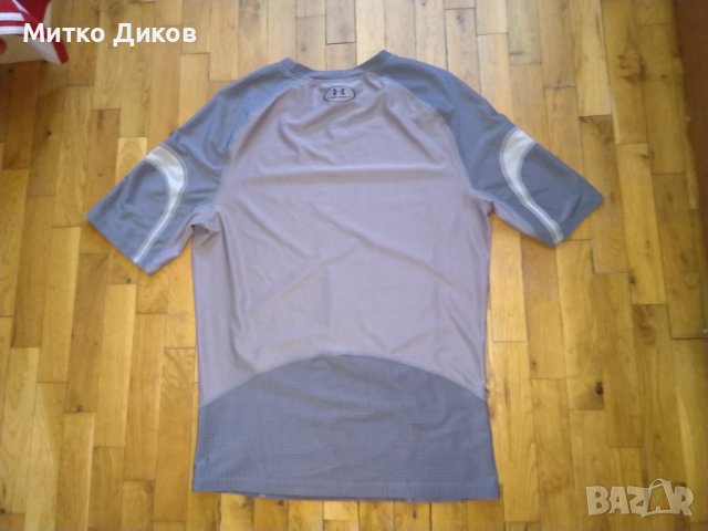 Under Armour маркова спортна тениска метал компресион размер ХЛ, снимка 2 - Тениски - 37469855