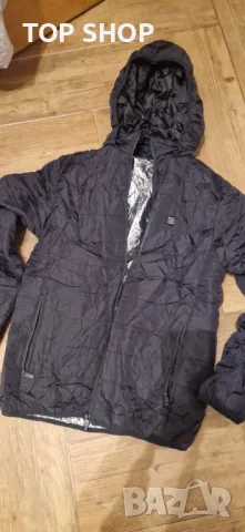 JC Gens Мъжко яке с отопление, 3 регулируеми нива и 2 зони, М, черно, снимка 7 - Якета - 49640948