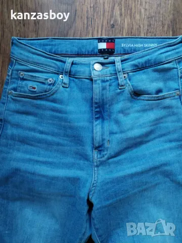Tommy Hilfiger S Sylvia Hgh Skn - страхотни дамски дънки ЕЛАСТИЧНИ 27/28, снимка 10 - Дънки - 49247215