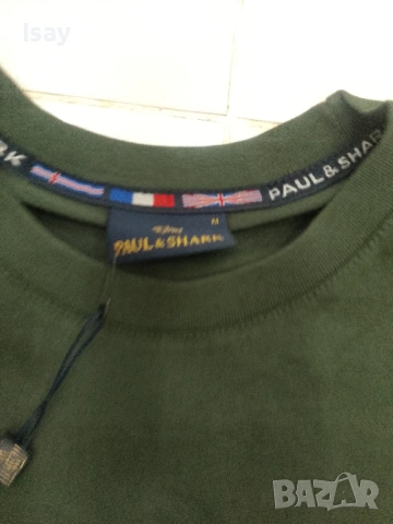 Мъжка тениска Паул Шарк М последен размер в тъмно зелен цвят , снимка 4 - Тениски - 53169324
