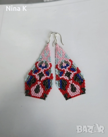 Ръчно изработени обеци., снимка 4 - Обеци - 51611830