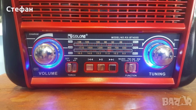 НОВО Ретро радио със соларен панел модел PX-BT455S Радио, usb, памет карта. Работи на ток и на батер, снимка 6 - Радиокасетофони, транзистори - 51987222