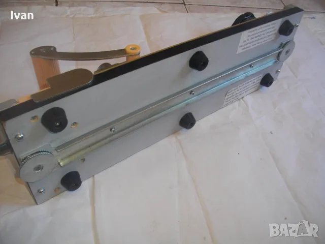 НОВ Ръчен Масивен РОЛКОВ НОЖ Висок клас регулации рязане/прегъване хартия табак кадастрон ZUTTER CUT, снимка 16 - Други инструменти - 47402521