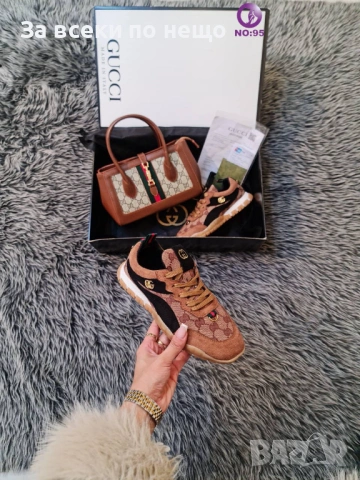 Gucci Дамски Маратонки👟Дамски Спортни Обувки Гучи - Налични Различни Цветове Код SK939, снимка 6 - Маратонки - 53578029