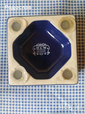 H C W стар английски пепелник Ballantine's Ballantines , снимка 4 - Други - 37575886