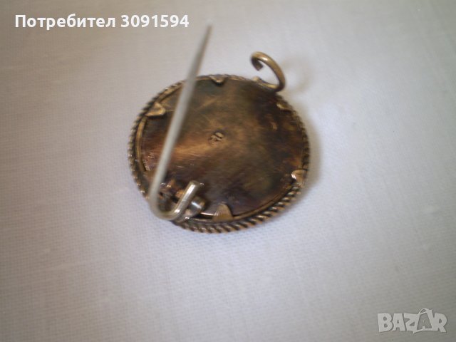 Стара  миниатюрна брошка за снимка, снимка 7 - Колекции - 43360994