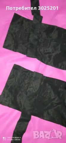 НОВ!!! Спортно- елегантен  Дамски Панталон 7/ 8  с ленти  С М  , снимка 3 - Панталони - 50441710