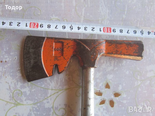 Немска пожарникарска брадва чук  Брадвичка маркирана , снимка 2 - Други инструменти - 37396972
