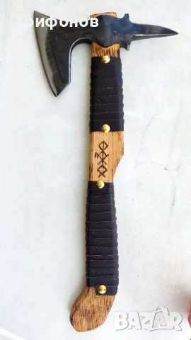 Брадвичка "Tomahawk viking" - персонализирана (ръчна изработка), снимка 2 - Колекции - 49033490