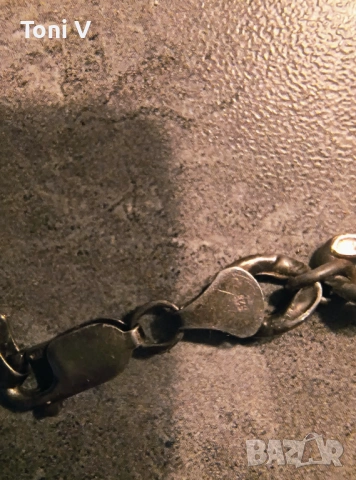 Продавам сребърна гривна 925, снимка 3 - Гривни - 53484790