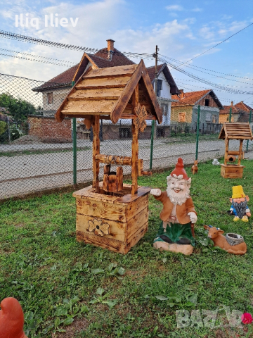 Декоративен кладенец, бунар, геран, снимка 4 - Декорация за дома - 44854182