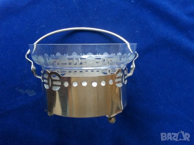 подстакани немски чаши за чай/кафе - 6 броя комплект със захарница, (Йена-глас) нови, неползвани, снимка 9 - Сервизи - 32737404