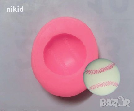 Малка тенис топка силиконов молд форма декорация украса фондан торта мъфини и др