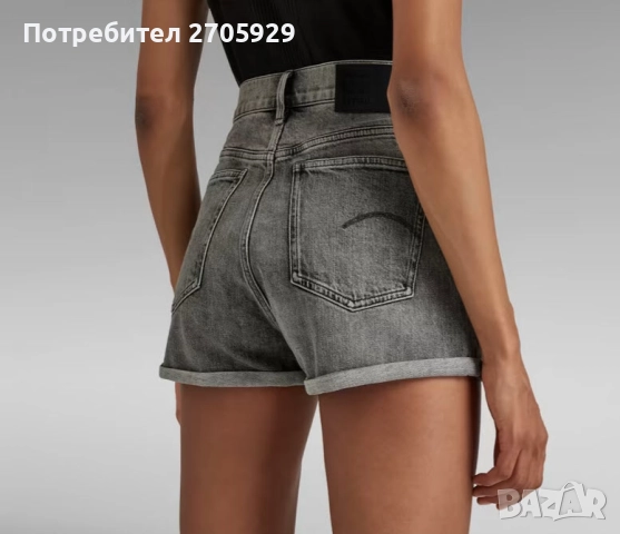G-star Raw дънкови къси панталони, размер 27, снимка 3 - Къси панталони и бермуди - 51489420