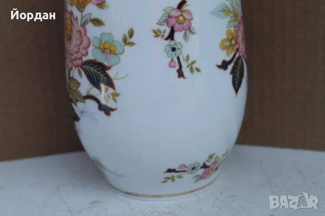 Немска порцеланова ваза, снимка 8 - Вази - 50606875