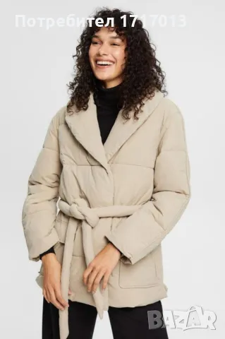 Espirt зимно яке с колан, размер М, снимка 2 - Якета - 47980736