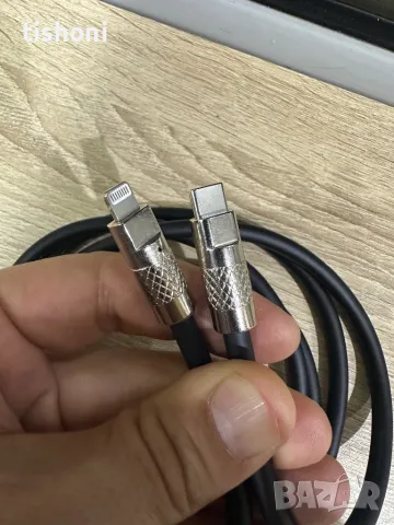 Кабел за Iphone USB-C to Lighting, снимка 3 - Кабели и адаптери - 48897863