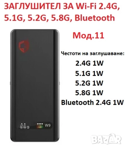 Заглушители за GSM, GPS, WiFi, Bluetooth, снимка 12 - Други - 52920319