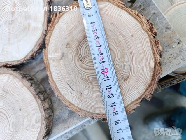 Дървени шайби бор, снимка 2 - Декорация за дома - 53584694